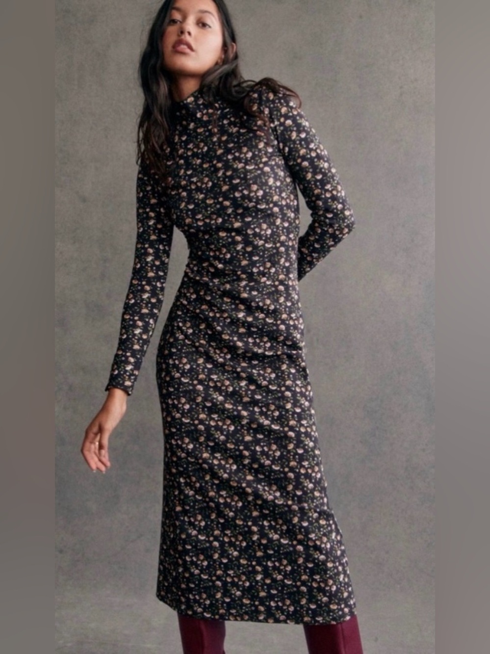 Sezane Felicia long dress - Miranda print